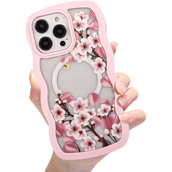 Compatible with iPhone 12 Pro‎ Max  MagSafe Case Cute Flower Pattern (4237) - Picture 1 of 7